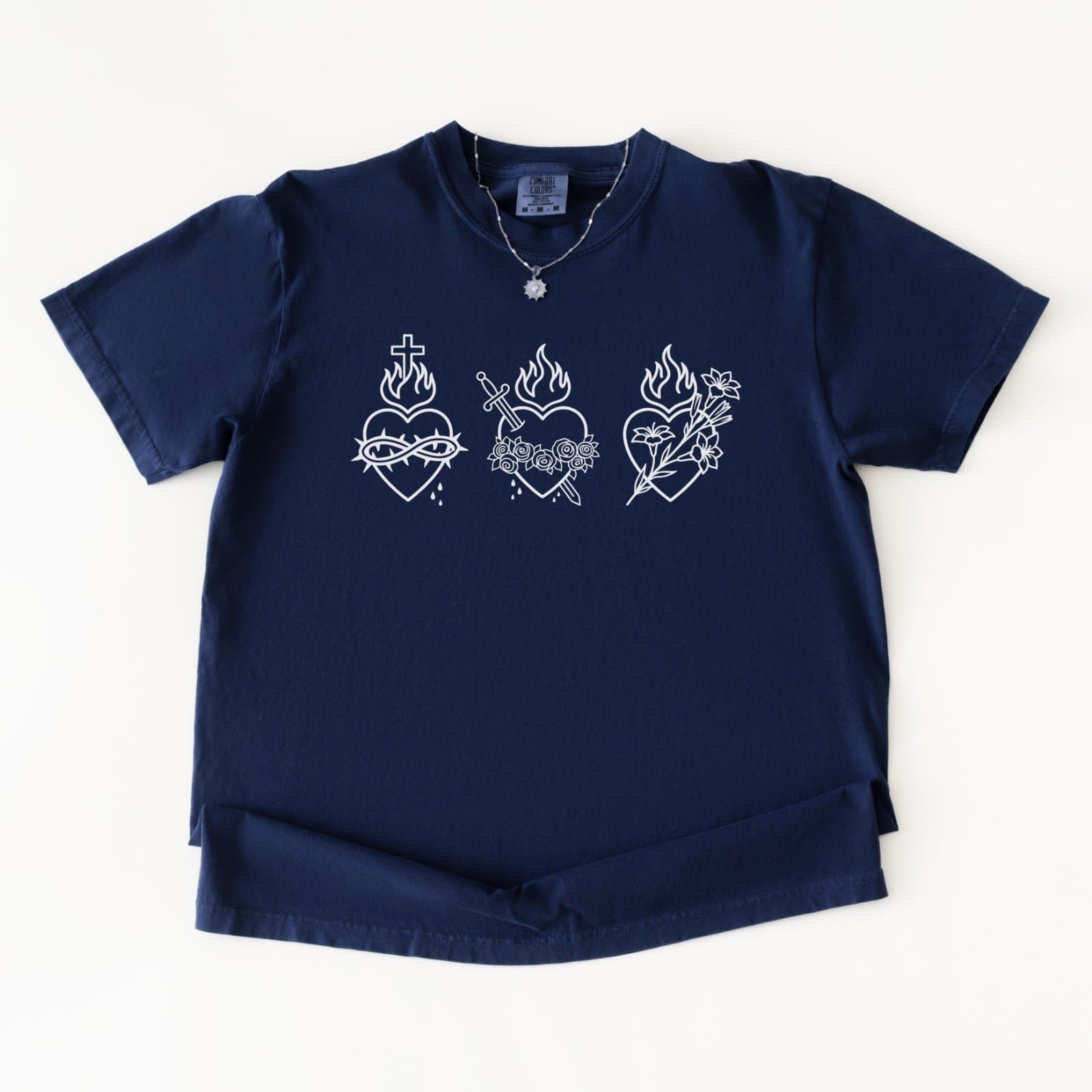+JMJ+ Three Hearts Tee