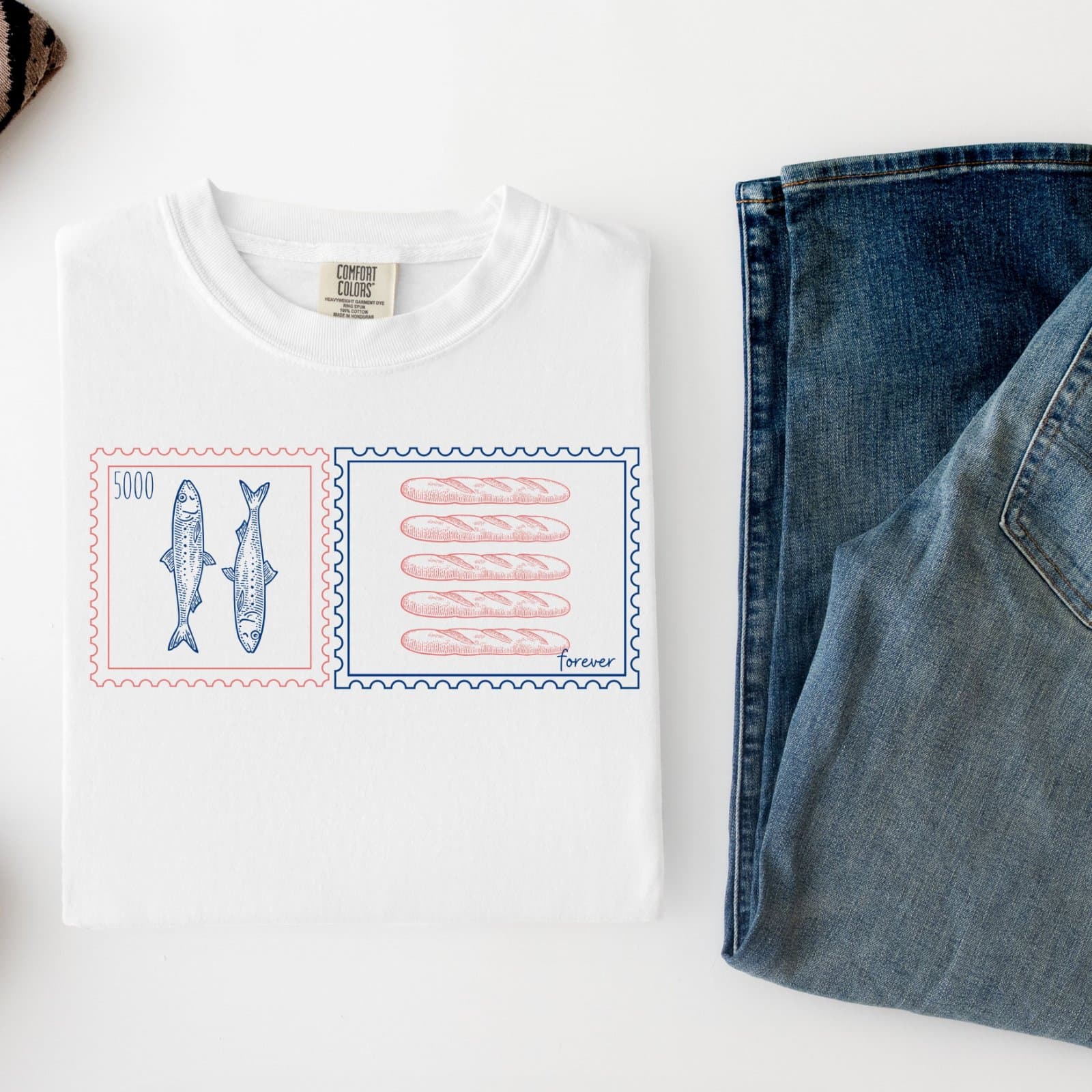 Feeding the 5,000 Stamp Tee (Copy)