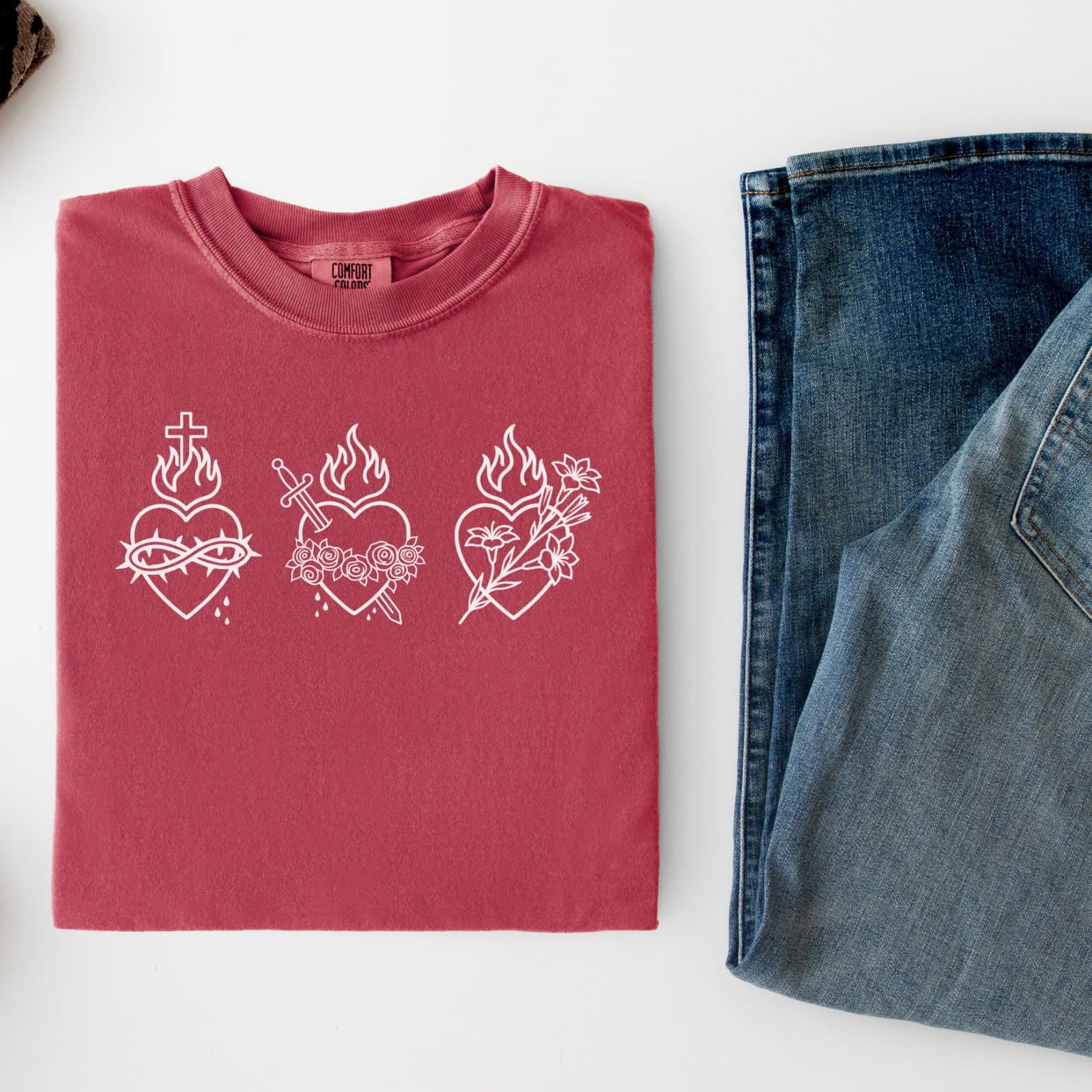 +JMJ+ Three Hearts Tee (Copy)