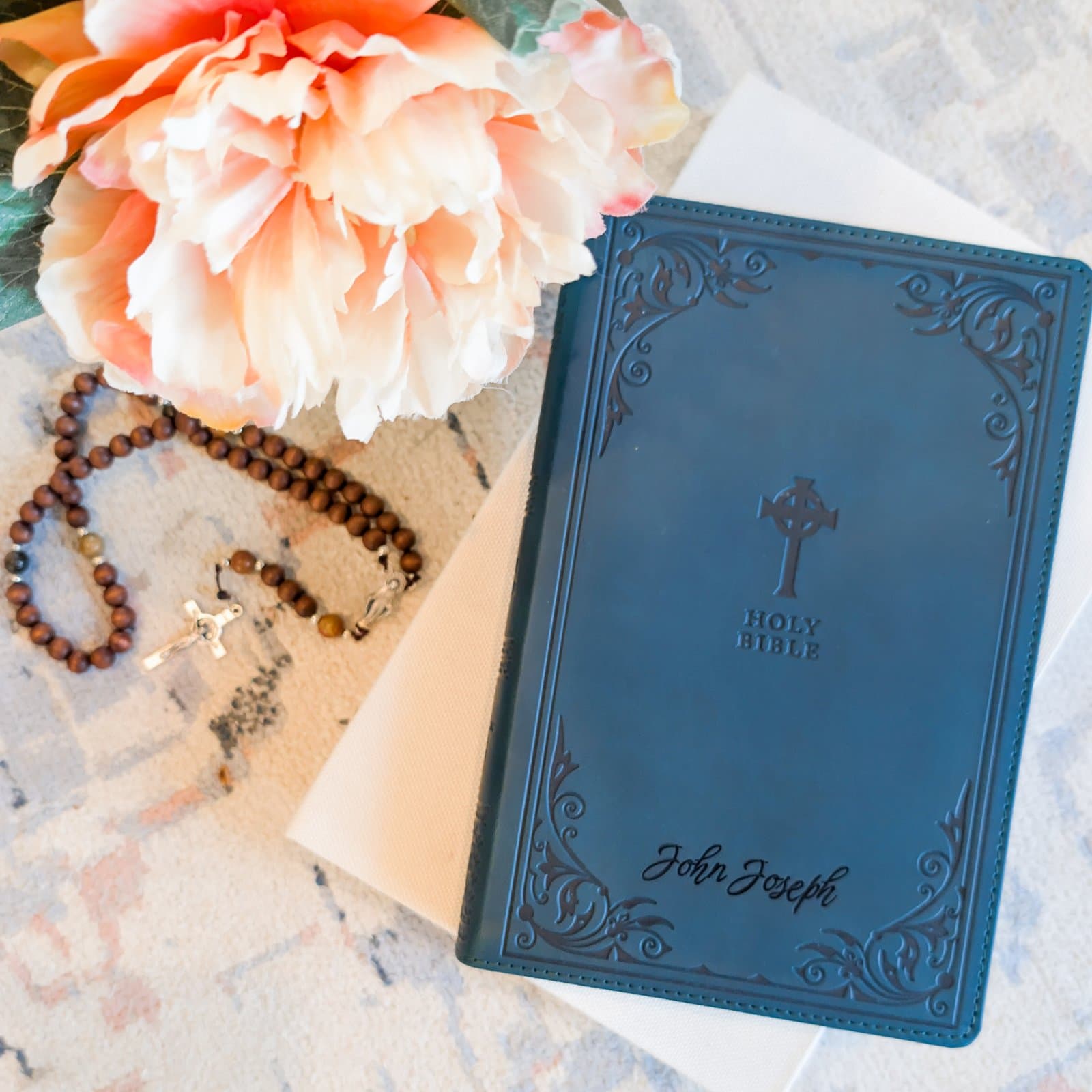 Personalized Catholic Bible (Teal)