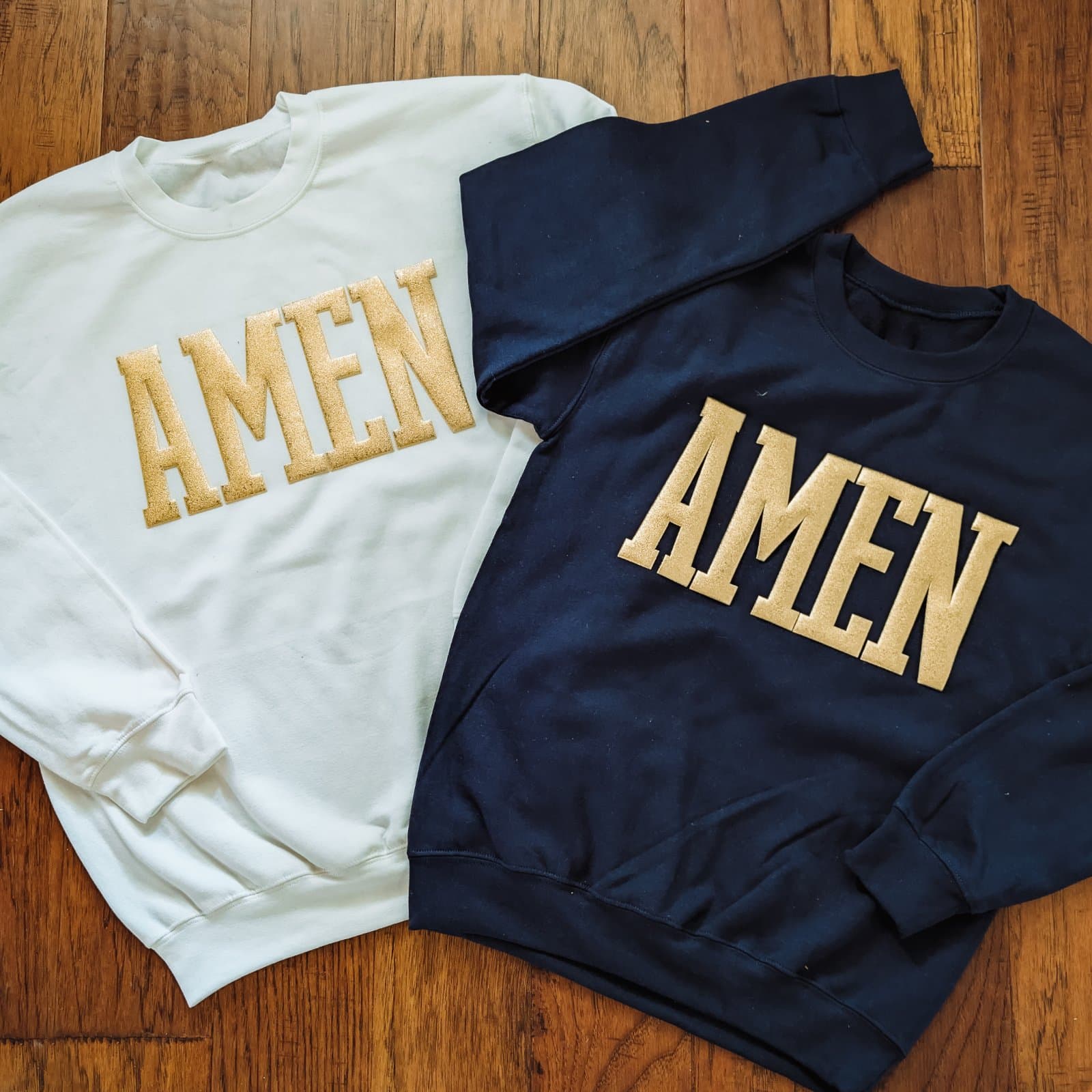 3D Gold AMEN - Sweatshirt